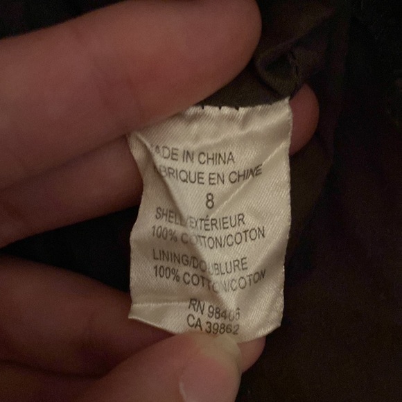 Theory army green full skirt. Pockets, removable belt and lined. Size 8. - Picture 6 of 9